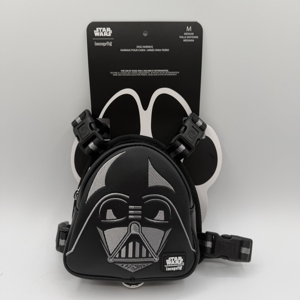 Loungefly Star Wars Darth Vader Mini Backpack Cosplay Dog Harness - M‎ Medium
